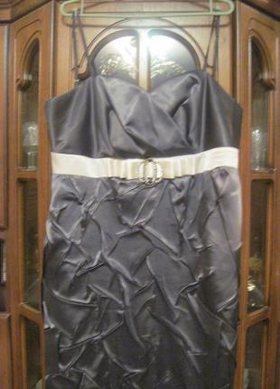 Платье нарядное шикарное, разм. 544 фото