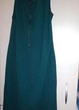 Темно зелене плаття1 фото