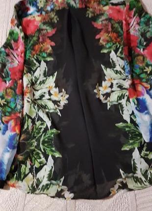 Классная шелковая  женская рубашка, блуза бренда zara7 фото