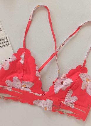 Яркий верх от купальника h&m (65 b/ eur 34/uk8)