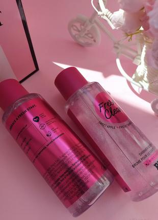 Спрей для тела fresh & clean shimmer victoria's secret виктория сикрет