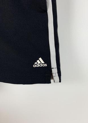 Оригинальные короткие женские шорты adidas climalite с лампасами4 фото