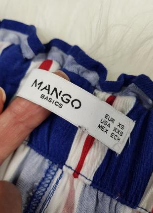 Штани в смужку жіночі з віскози mango7 фото