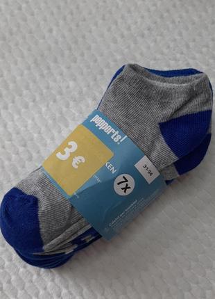 Шкарпетки короткі, 31-34 розмір, комплект 6 пар, 7-8 років