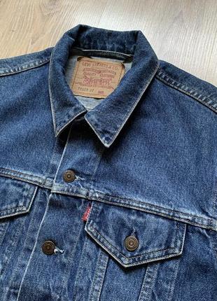 Мужская винтажная джинсовая куртка levis3 фото