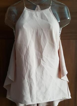 Оригінал.шикарна,ефектна,пудрова блуза vip-бренду marciano los angeles1 фото