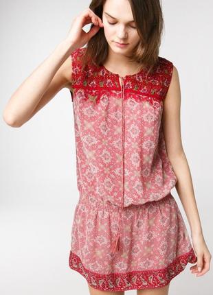 Платье сарафан шифоновый mango eur xs