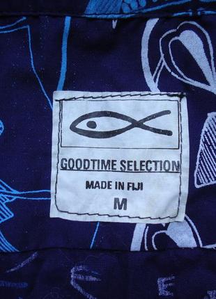 Рубашка  гавайская goodtime selection  гавайка (m-l)4 фото