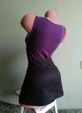 Чёрная хлопковая юбка axara5 фото
