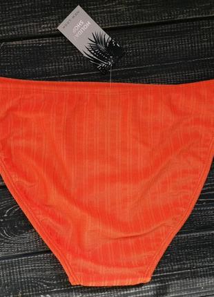 👙 swim sale 👙 жовтогарячі неонові текстурні плавки з декором від new look8 фото