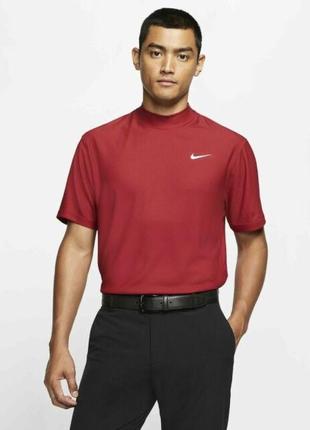 Футболка для гольфу з короткими рукавами і коміром стійкою nike golf