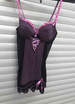 Пеньюар корсет в полосочку