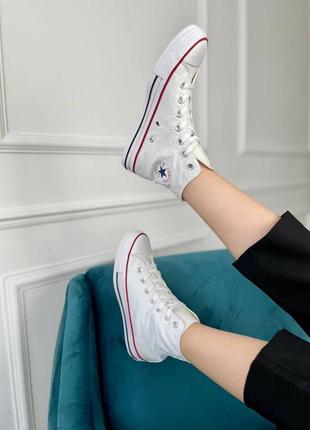 Жіночі кеди converse all star white