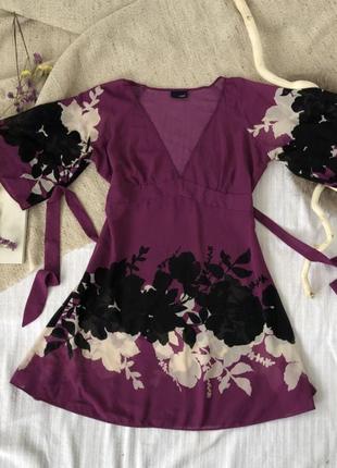 Блуза, туника, разлетайка, короткое прозрачное платье1 фото
