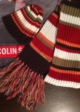 В'язані шарф і шапка colin's
