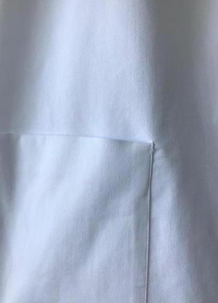 Белое платье с люверсами zara / xs8 фото