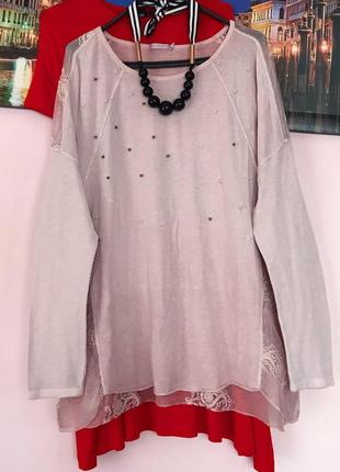 Блуза шовк , кофточка с декором бусини  шелк3 фото
