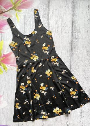 Круте плаття сарафан в квіти h&m, розмір s