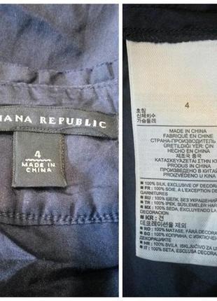 Banana republic . 100% натуральный шелк . красивая туника майка кофточка5 фото