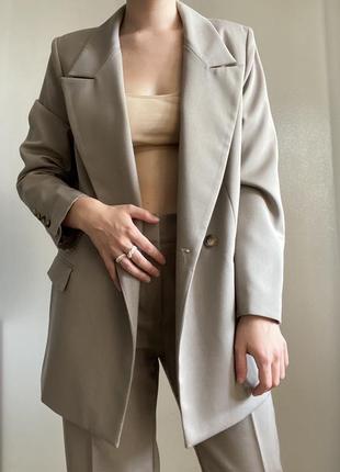 Шерстяной новый костюм (пиджак+брюки)6 фото
