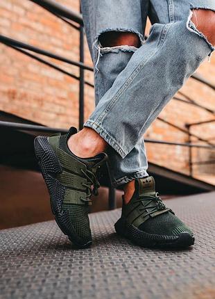 Мужские кроссовки adidas prophere «olive/black»1 фото