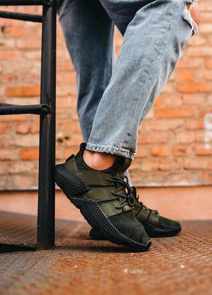 Мужские кроссовки adidas prophere «olive/black»5 фото