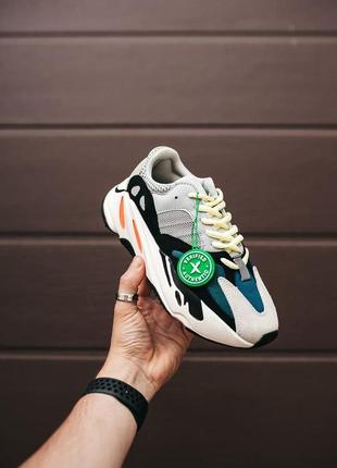 Женские кроссовки adidas yeezy boost 700 wave runner solid grey