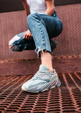 Женские кроссовки adidas yeezy boost 700 v2 inertia grey8 фото