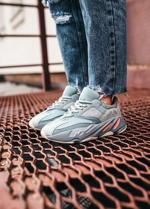 Женские кроссовки adidas yeezy boost 700 v2 inertia grey7 фото