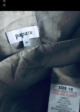 Сарафан в большом размере лён 4