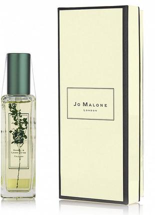 Jo malone sorrel and lemon thyme (luxury orig.pack!) edc 30 ml