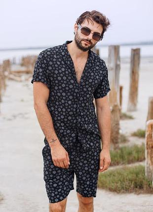 Костюм мужской штапель 46-52 р-р