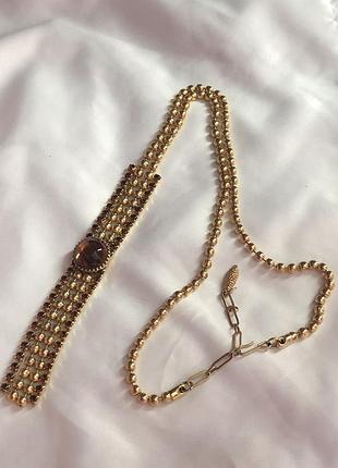 Шикарне кольє вінтажне