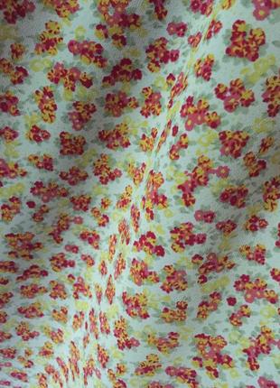 Платье миди сарафан мелкий цветочек цветочный принт6 фото