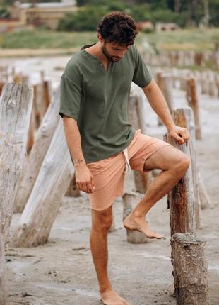 Шорты жатый лен