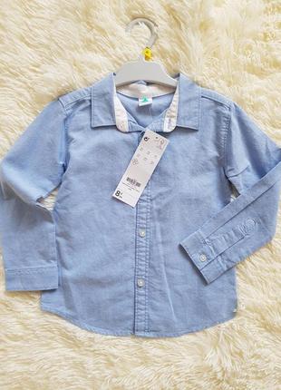 Блакитна Сорочка хлопчик 3 роки