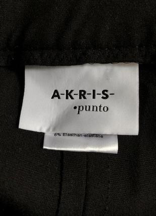 Akris punto italy велюровые брюки 36 чёрные6 фото