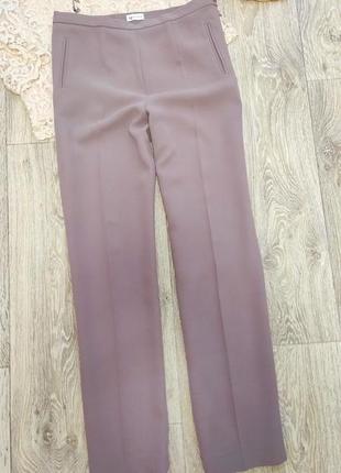 Стильні хвилясті брюки прямі від стегна 38/10/m