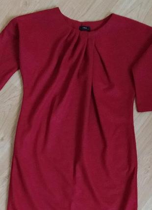 Теплое платье с эффектом валяной шерсти. 2