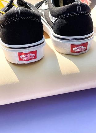 Vans old slool black and white2 фото