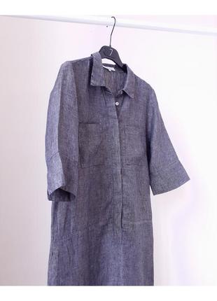 Сукня сорочка із льону2 фото