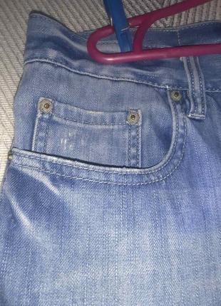 Мужские джинсовые рваные шорты.100% котон.4 фото