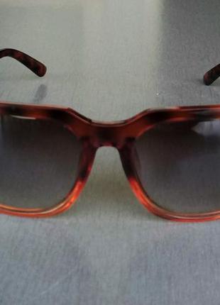 Prada очки унисекс солнцезащитные в коричневой тигровой оправе2 фото