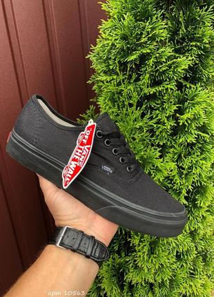 Р.36.5-44 кеди vans (чорні)  ks 10563