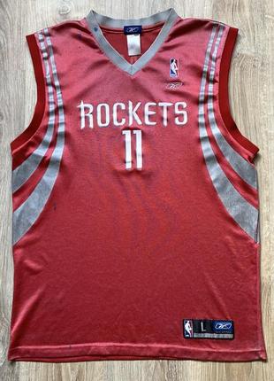 Мужская баскетбольная джерси reebok houston rockets #11 yao ming