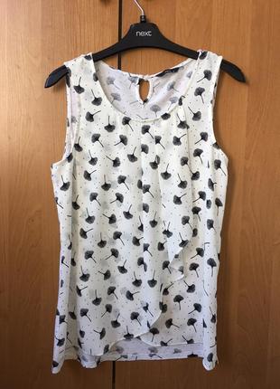 Легкий нарядный свободный оверсайз топ майка m&co