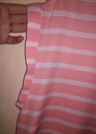 Блузка в полоску george, с карманами, большой размер8 фото