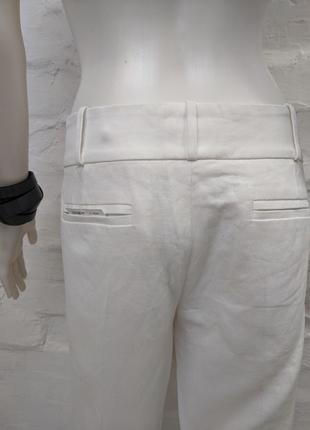 Boss hugo boss елегантні оригінальні брюки з льону та бавовни4 фото