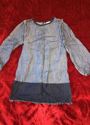 Джинсовое платье next