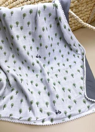 Муслінова ковдра ( 4-шарова) - 80*100 см